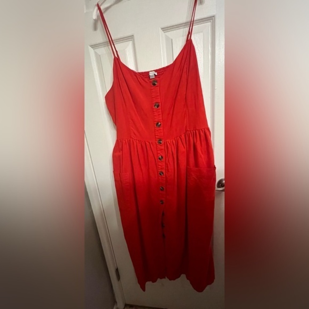 American Eagle Bright Orange Sundress Size 2xl